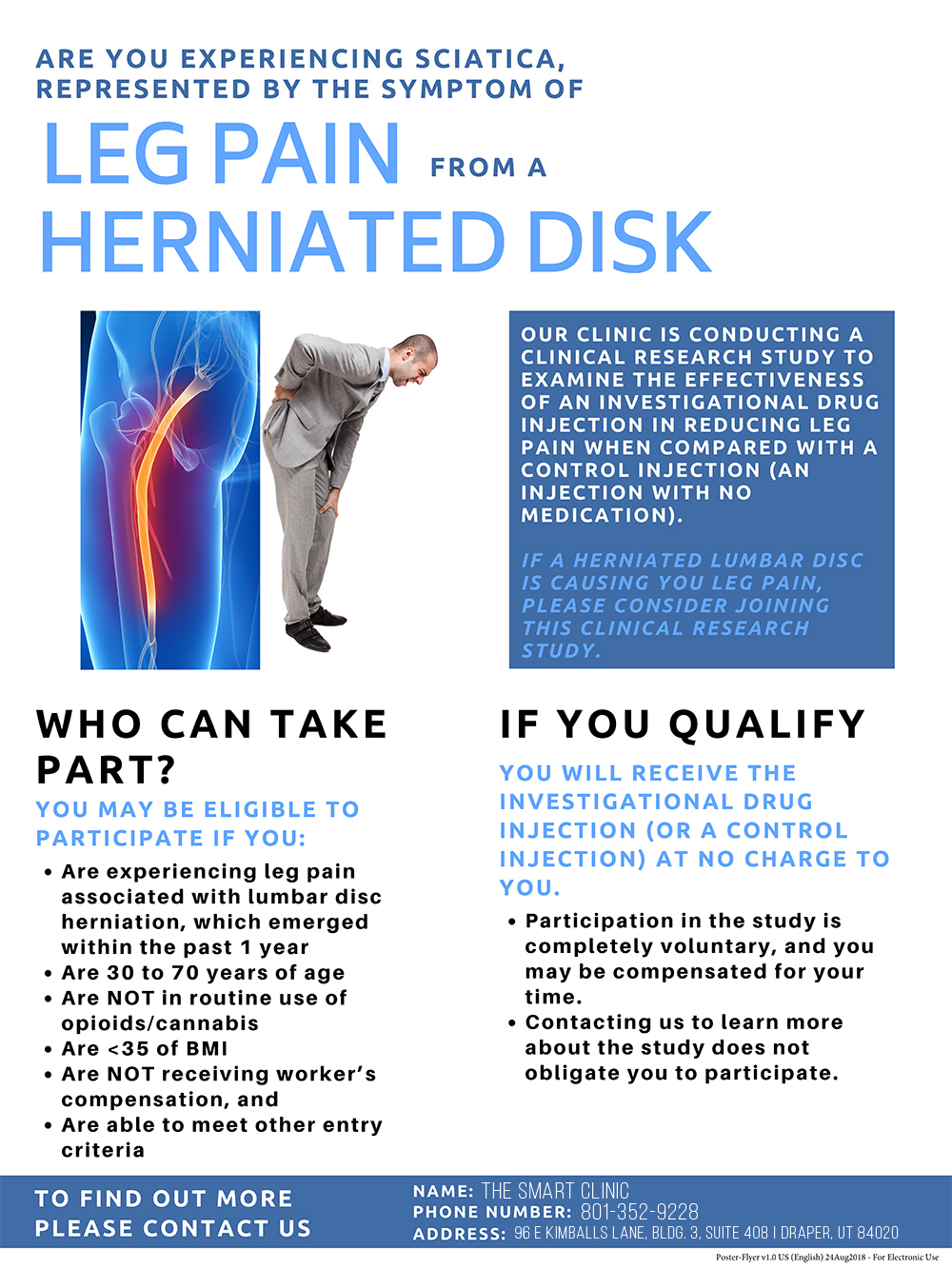 herniated disc clinical trial
